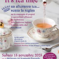 Locandina afternoon tea 2025