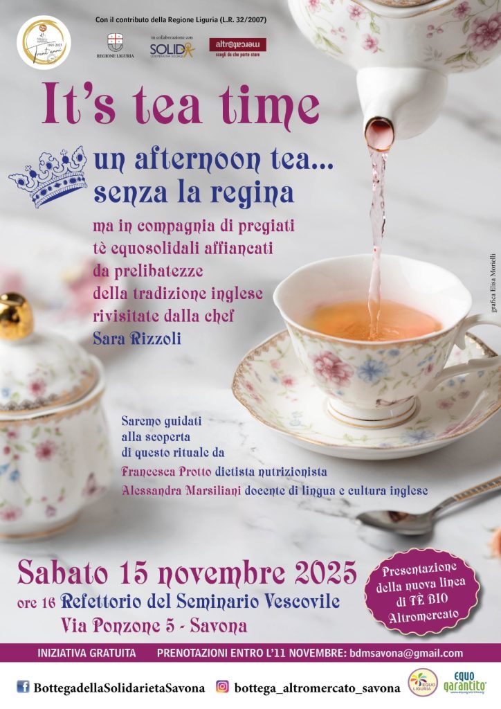 Locandina afternoon tea 2025
