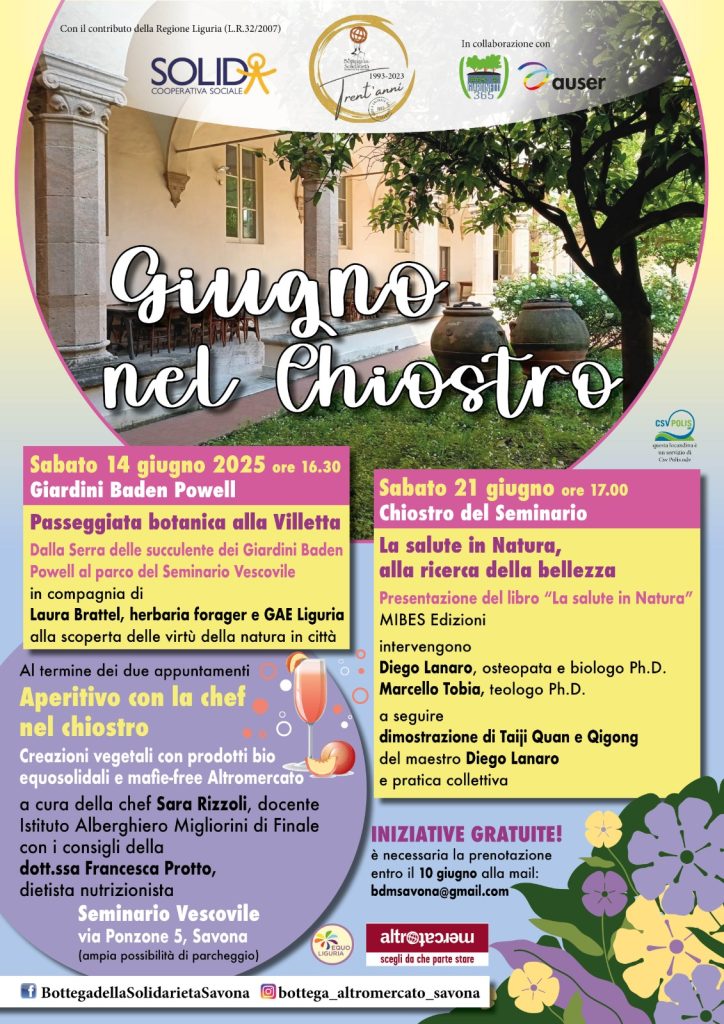 Locandina eventi Giugno 2025